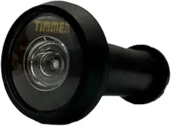 Visor Olho Mágico Timmer Longo Preto Fosco 200º