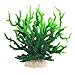 OUTWIND Artificial Coral Reef Decor for Aquarium, 6.7x2.6x5.7 in, Non-Toxic Colorful Plastic Fake Coral Plant Decorations, Fish Tank Ornament, Aquarium Decor for Home Office, Green