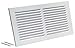 Rocky Mountain Goods Air Return Grille - Heavy Duty Steel with Premium Finish - Includes Full Installation kit - Louvered Design - Paintable Vent Cover - Matte White - Consistent air Flow (10" x 6")