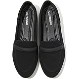 MEFOUND Women's Flats Shoes Ballet Flats Fashion Round Toe Comfortable Flats Dressy Slip on Loafers for Women (Black,US8)