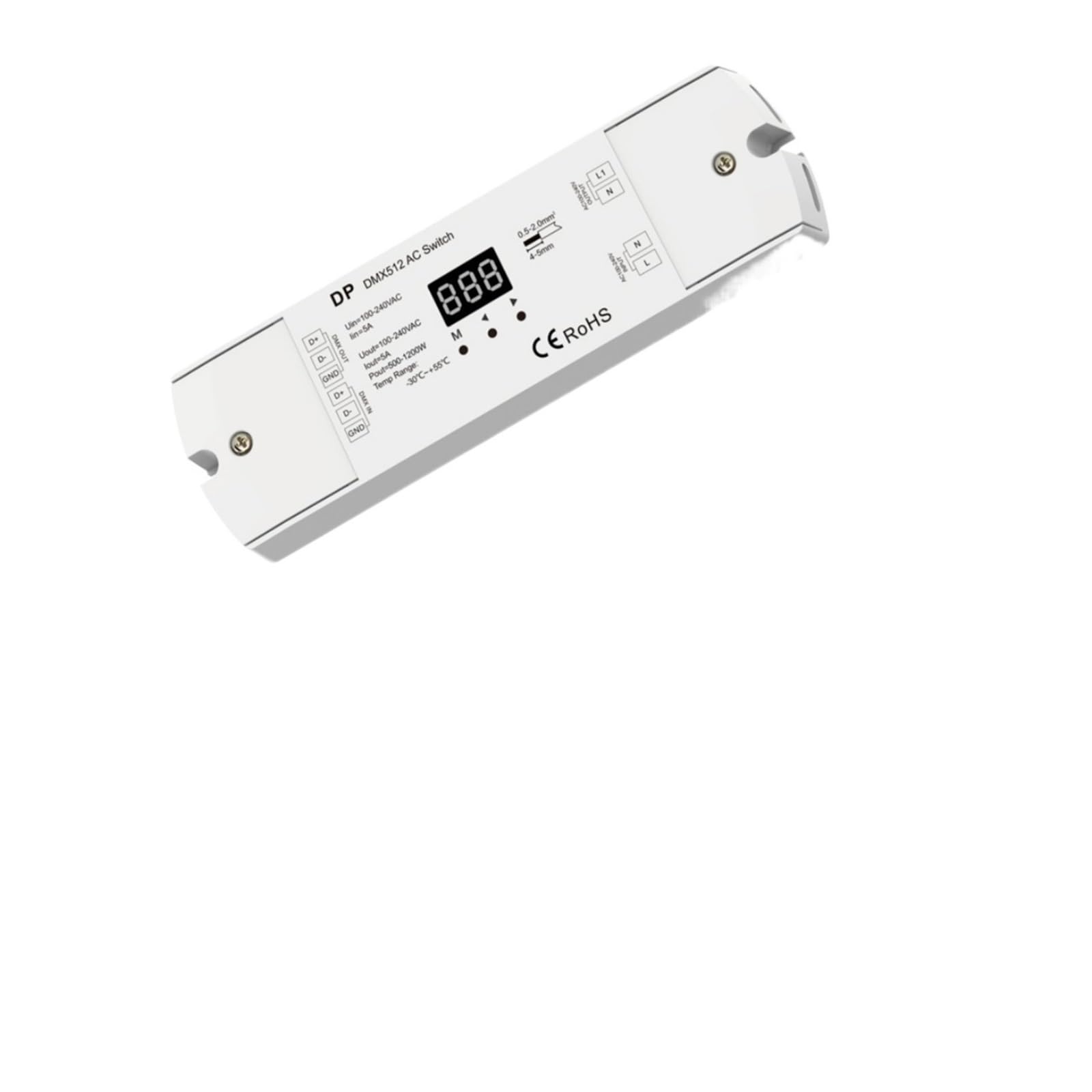 Interrupteur DMX512 pour résoudre les problèmes d'adressage et commutation relais 5A