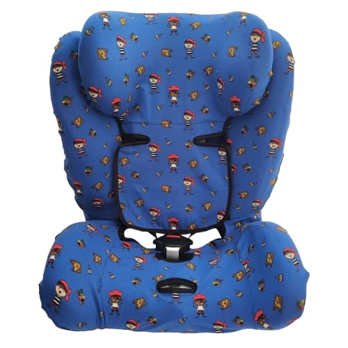 moon-bebe Funda Compatible con Silla de Coche Star Ibaby - Silla de Coche Grupo 0+/1/2/3 Baby Auto Fix NOE (Azul)