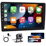 【Mirror Link y USB dual】Estéreo de coche Android de doble DIN automático con puertos USB duales, que es conveniente para reproducir música y cargar teléfonos al mismo tiempo. Admite el enlace de duplicación para teléfonos iOS y Android, puede acceder a todas las funciones de su teléfono en la pantalla táctil de la radio del automóvil