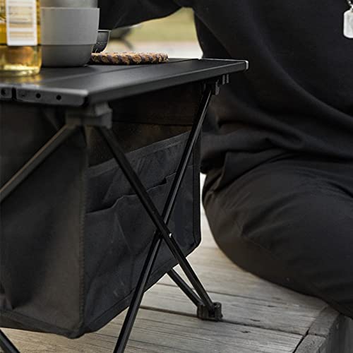 Table de camping portable pliante pour corriger le manque d'espace de rangement