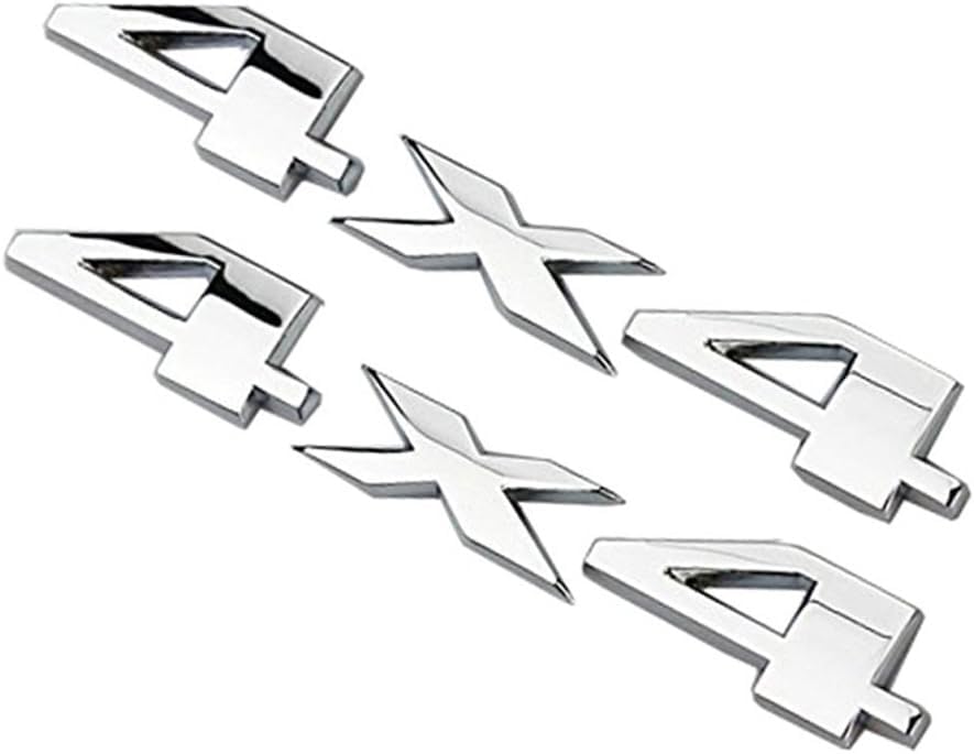 Image of Chrome 4X4 Auto Car Logo Decal Emblem Sticker for Dodge Ford Truck for Jeep Grand Cherokee Wrangler Compass Exterior Accessories