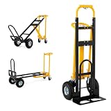 STRUTTURA ROBUSTA E DUREVOLE: Realizzato con materiali metallici di alta qualità, questo carrello con ruote portatutto è resistente alle deformazioni e durevole, con una capacità di carico fino a 136 kg. Inoltre, le connessioni rinforzate a vite migliorano la stabilità durante l’uso
