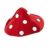 WIDMANN WDM0211L Kostüm für Erwachsene, Pilzmütze, Rot, Einheitsgröße