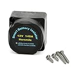 12V 140Amp Voltage Sensitive Relay VSR Double Battery Automatic Charging Relay Dual Smart Battery Isolator for Vans…