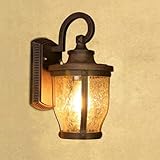 Conception : style industriel en V, fabriqué en aluminium moulé sous pression et en verre de haute qualité, utilise des technologies de moulage sous pression, de meulage, de polissage, de peinture et d'autres technologies, la classe de protection étanche IP44 permet à la lampe de fonctionner efficacement pendant les tempêtes. Elle est idéale pour terrasses et terrasses.