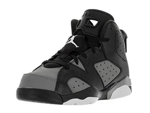 KID'S JORDAN 6 RETRO BP, BLACK/WHITE/COOL GREY,US 11.5C