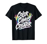Perfecto para los entusiastas de las salas de salpicaduras y mentes creativas, este diseño celebra la diversión de lanzar pintura y hacer arte desordenado. Ya sea que seas un artista práctico o te encanten las experiencias de pintura inmersiva, este es un artículo imprescindible para ti.