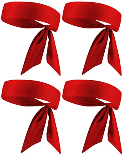 Red Head Tie Tennis & Sports Sweatband