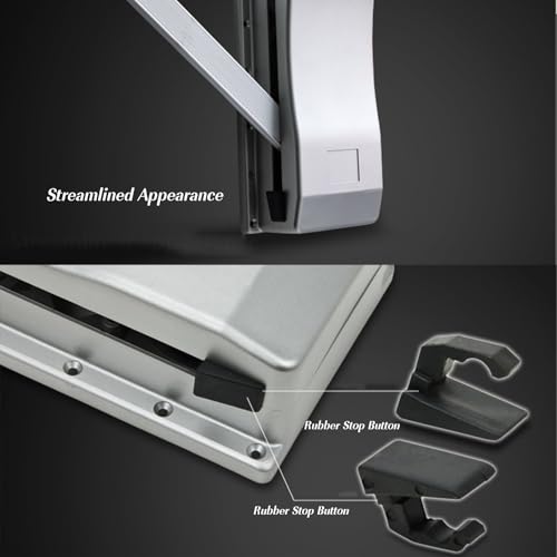 Tringle de penderie rétractable réglable de 540 à 690 mm en acier chrome