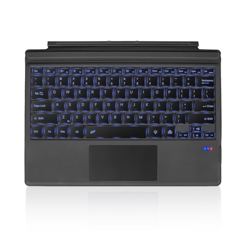 Sunnymark Surface Pro 7 Keyboard, 7 Color Backlight Wireless...