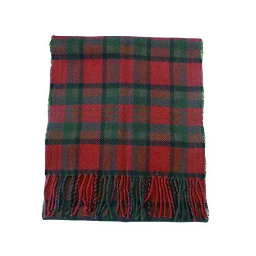 Irish County Tipperary Wool Tartan Plaid Scarf Made In Scotland