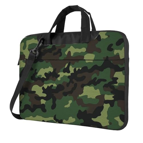 Sac ordinateur portable imprimé camouflage pour homme et femme avec bandoulière
