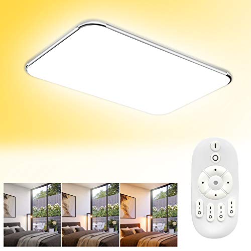 Preisvergleich Produktbild Froadp 48W Ultraslim LED Deckenleuchte Flur Wohnzimmer Kinderzimmer Wand-Deckenlampe Schlafzimmer Küche Licht(48W Dimmbar)