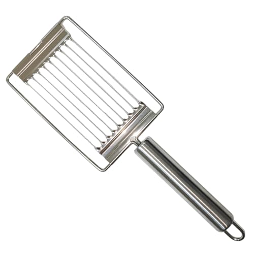 Generisch - Mandoline - Trancheuse à légumes - Portable - Outil de découpe fin - Processeur de fromage - Outil de coupe de tomates avec poignée - Silver - Acier inoxydable