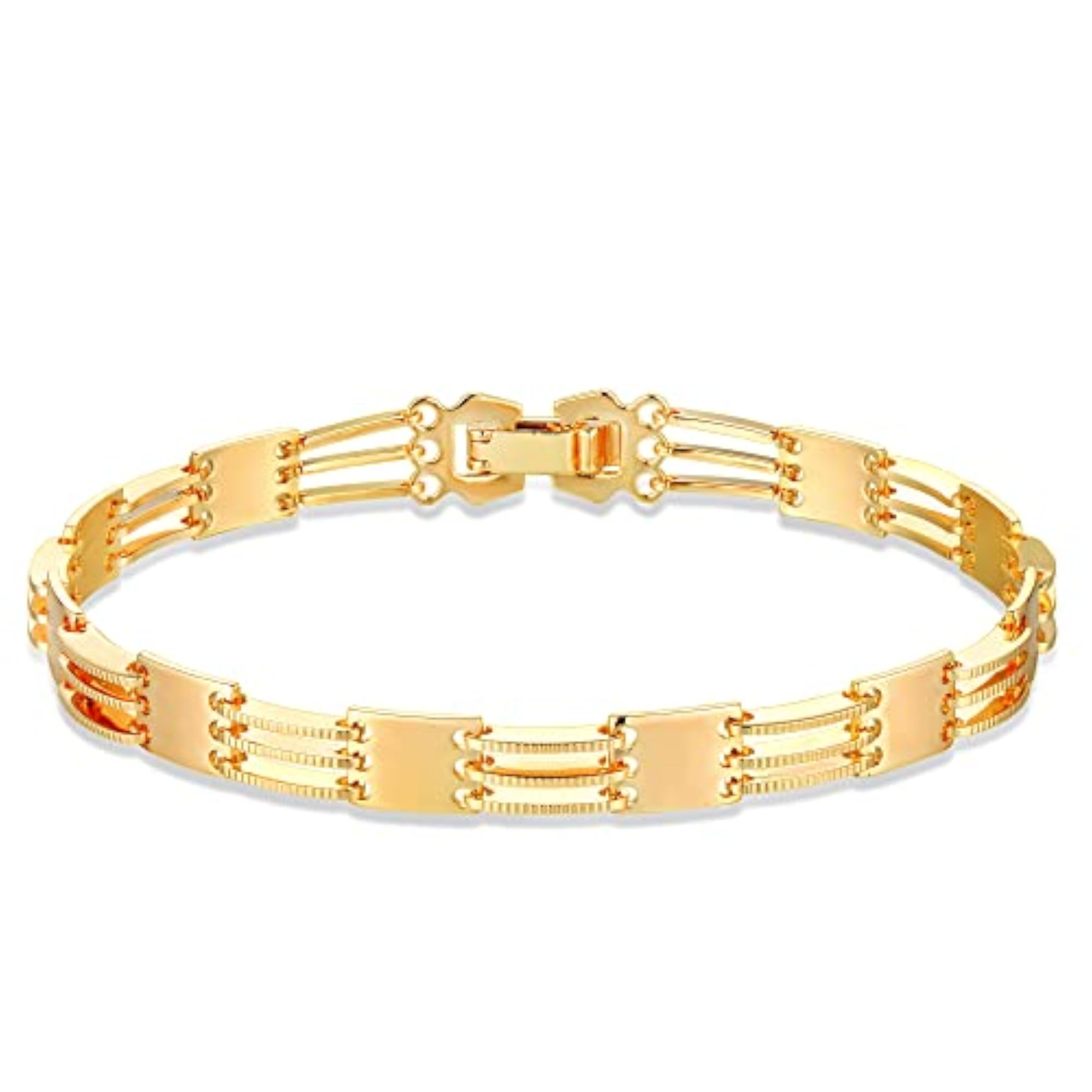 Gold Bracelet with 14K Gold Filled Dainty Chain