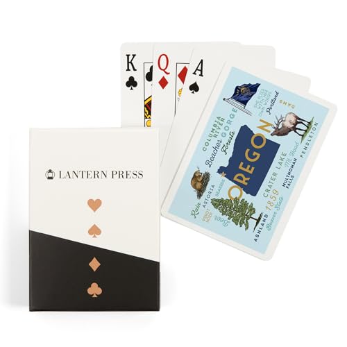 Baraja de Póker Seaside Oregon 52 Cartas Tamaño Póker