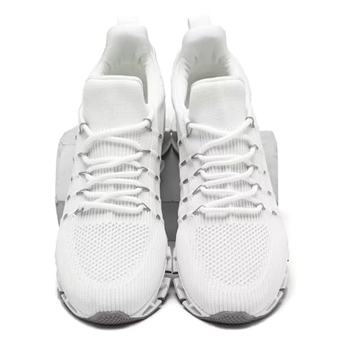 Image of Mens Running Shoes Mesh Breathable Trail Runners Fashion Sport Blade Walking Tennis Sneakers