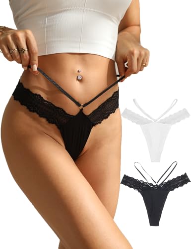 ohmydear Tanga Donna Seducente Perizoma Senza Cuciture Brasiliana Mutande in Pizzo String Donna Sexy Slip in Pizzo Traspirante T-Back String Hot Curvy Taglia Forti ohmydear Tanga Donna Seducente Perizoma Senza Cuciture Brasiliana Mutande in Pizzo String Donna Sexy Slip in Pizzo Traspirante T-Back String Hot Curvy Taglia Forti