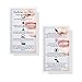 Boutique Marketing LLC, Needleless Lip Filler Aftercare Instructions Card | 50 Pack | Physical Printed 2x3.5 inch inches Business Card Size | Gray with Photo Design, gray, beige, black