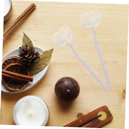Diffuseur huiles essentielles avec têtes décoratives coton parfum remplaçable 2pcs - 7
