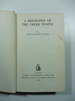 Paperback A biography of the Greek people, Book