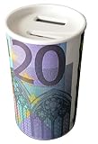 Elektronische Spardose mit Zähler Digitale Spardose Kinder 13 x 7,5 cm Sparbüchse Sparschwein Kinder und Erwachsene Motiv 20 Euro