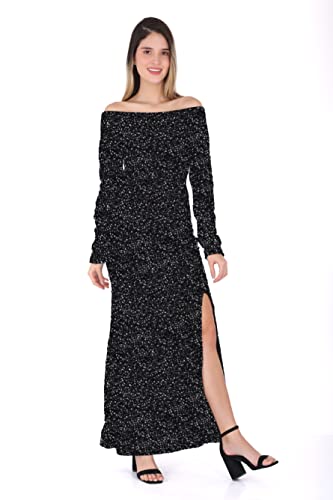 Image of MISVERSE Off Shoulder Sequin Dress