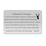 LQRI A Hunter's Prayer Wallet Card Lord I Love The Great Outdoors Enjoying This Great World Of Yours Wallet Card Hunting Jewelry