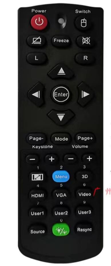 Replacement Remote Compatible for OPTOMA Projector GT5500, GT1080HDRx, HZ39HDR, ZH461, EH504WIFI, ZX300, ZW403, WU470, W412 Projectors