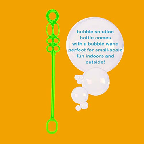 Abeec Premium Bubble Solution (2 Pack) - 1L Mixture with Wands for Kids, Giant Outdoor Bubbles Multipack Refill - Image 3