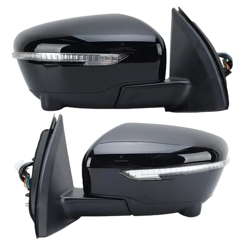 Rétroviseur Nissan X-Trail J11 noir 13 broches avec caméra intégrée 2014-2020
