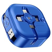 Amazon.co.jp: ASICEN 充電ケーブル 3in1 巻き取り usb c 4.5A 急速