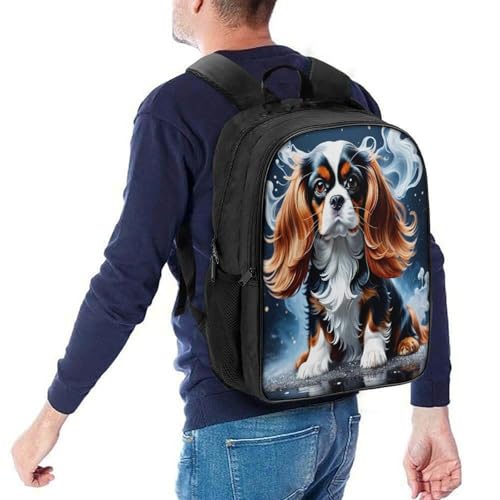 Mochila de viaje infantil Cocker Spaniel de 40cm con arnés de pecho y protector pluvial 5
