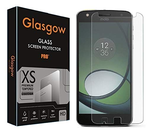 Glasgow Premium Tempered Glass Screen Protector for Motorola Moto Z2 Play [flexible] [Gorilla] Bubble Free Installation [Screatch proof] [Guard] (B082HR8X41) Amazon Price History, Amazon Price Tracker