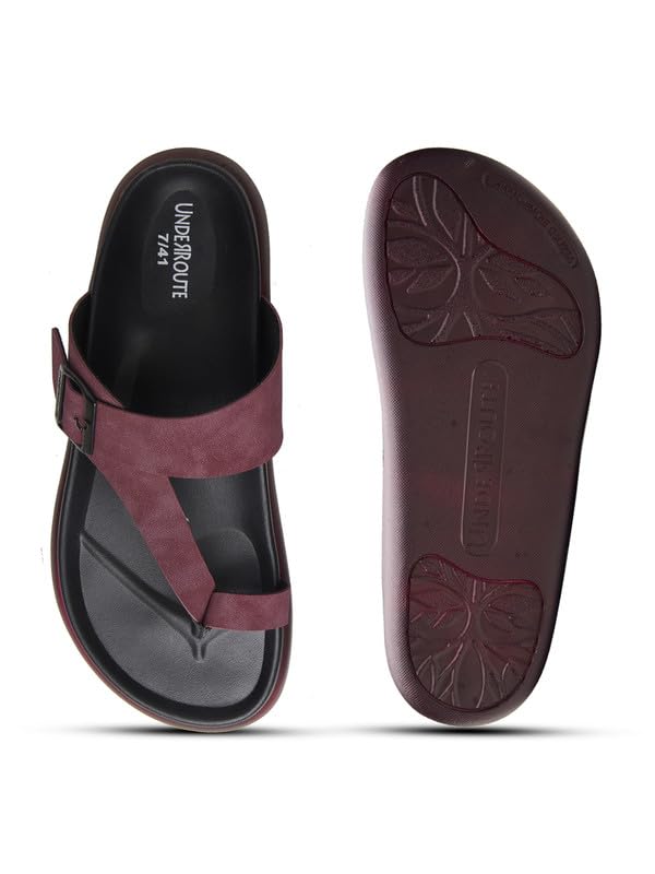 Image of UNDERROUTE mens Underroute Urgh 05 Stylish Durable Soft Footbed Synthetic Casual Sandals for Men Sandal