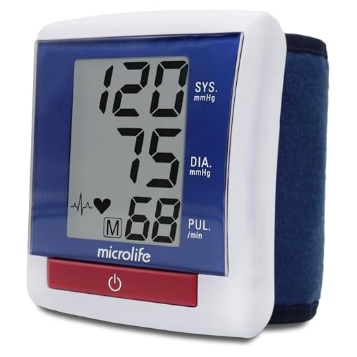 Microlife Wrist Blood Pressure Monitor, Adjustable Wrist Cuff 5.3" to 7.7", Automatic Portable Digital Blood Pressure Machine, Stores Last Reading, Includes Batteries, Storage Case