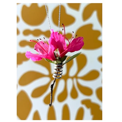 IDesign Flower Holder Necklace Mother's Day Gift Fresh Flower Holder Necklace for Women2