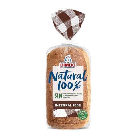Bimbo - Natural 100% Pan Integral con Corteza 450gr , 16 Rebanadas