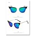 Produktbild HONGYAN Katzenaugen Sonnenbrille Für Frauen Frauen Sonnenbrille Sommer Stil