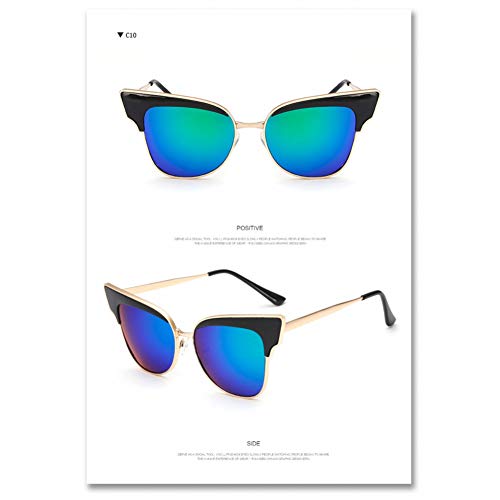 Preisvergleich Produktbild HONGYAN Katzenaugen Sonnenbrille Für Frauen Frauen Sonnenbrille Sommer Stil