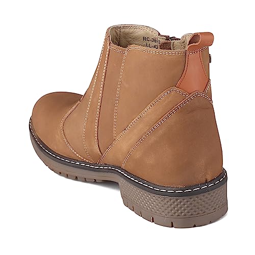 Image of Red Chief Leather Casual Chelsea Boots for Men