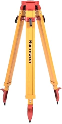 Miniatura 5 de NWI NAT91 Trípode amarillo de cabeza plana resistente con recubrimiento en polvo