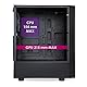EMPIRE GAMING Gamer PC-Gehäuse Sapphire – ARGB Medium Tower ATX/Micro-ATX/ITX – Seitentür aus Hartglas – 3 Lüfter 3 Pins 5 V LED RGB Adressierbar 120 mm – MB Sync – Schwarz