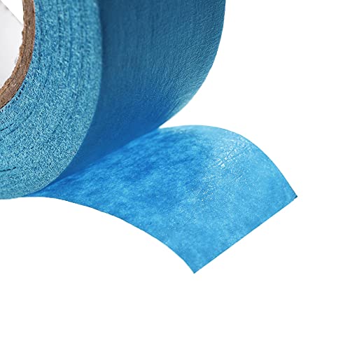 Image of uxcell 6Pcs 25mm 1 inch Wide 20m 21 Yards Masking Tape Painters Tape Rolls Light blue