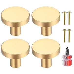 Xiaomoyu cec-ce-201 Goldene Schrankknöpfe 4er-Set