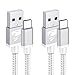 Produktbild USB C Kabel, USB C Ladekabel [2 Stück 2M 2M] Nylon Fast Charge Schnellladekabel Typ C Ladekabel für Samsung Galaxy S9 S8 S10 S20 S21 A51 A50 A41 A40 A71 A70 A20 A20e A21s,Huawei P30 P20,Sony Xperia